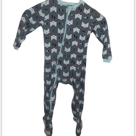 Zippy Jamz Footed Sleeper Pajamas 18-24 Months Fox - Picture 1 of 6